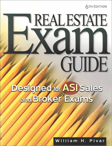 Real Estate Exam Guide : Designed For Asi Sales And Broker Exams,New