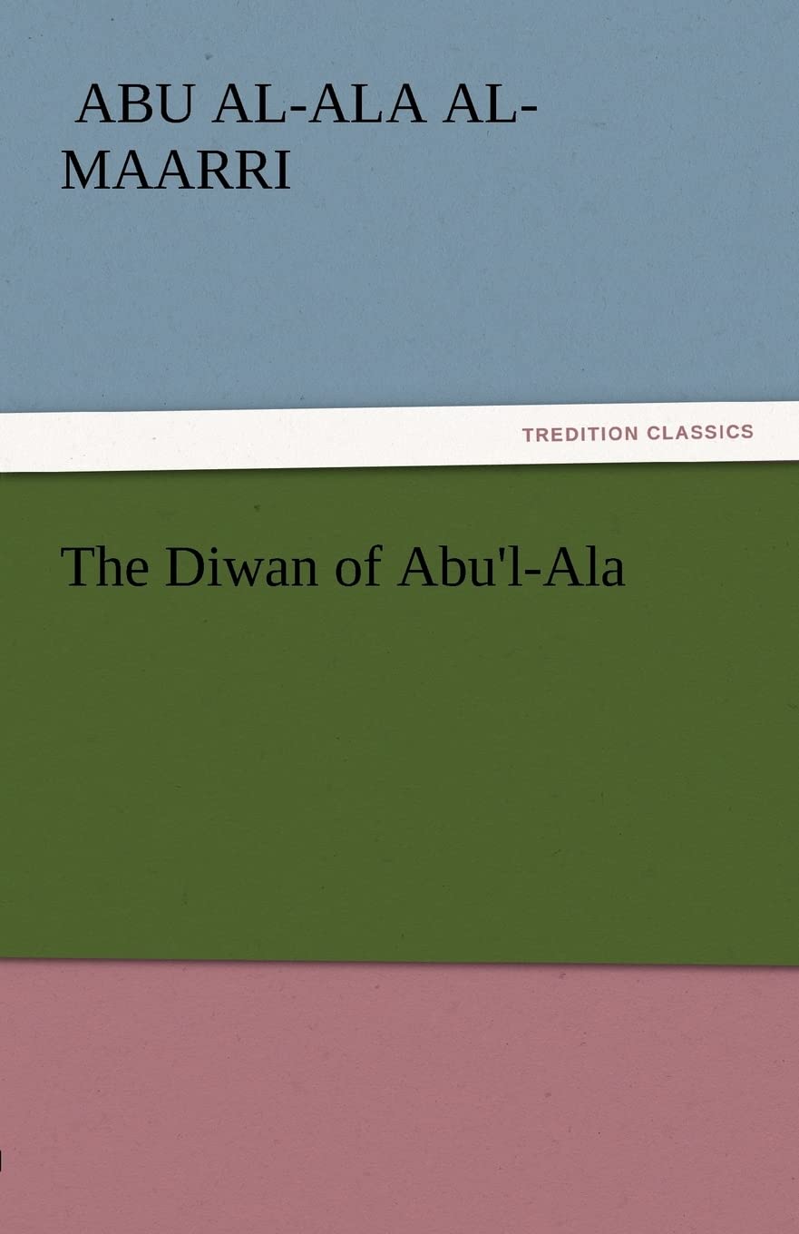 The Diwan of Abu'lALA,Used