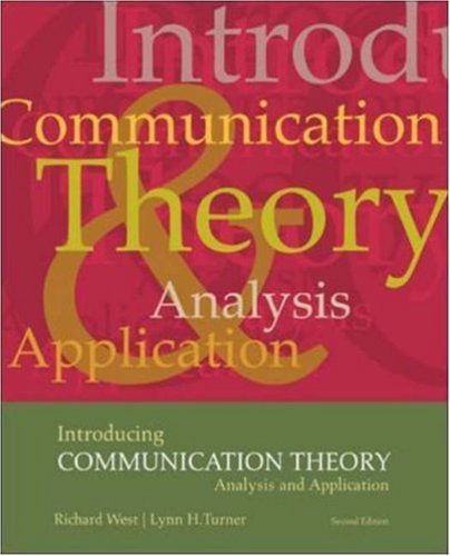 Introducing Communication Theory: Analysis and Application, with Free PowerWeb,Used
