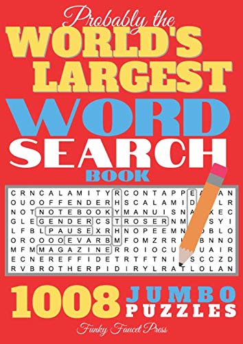 Probably the World's Largest Word Search Book: 1008 Jumbo Puzzles: A great gift for kids and adults,Used