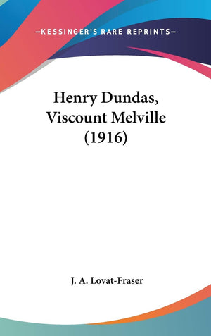 Henry Dundas, Viscount Melville (1916),Used