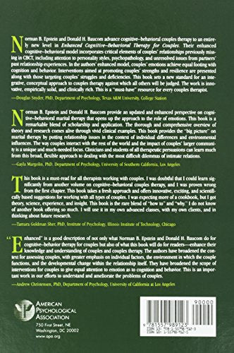 Enhanced CognitiveBehavioral Therapy for Couples: A Contextual Approach,Used