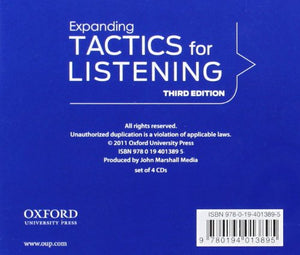 Expanding Tactics for Listening, Third Edition: Class Audio CDs (4),Used