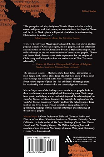 Secret Gospels: Essays on Thomas and the Secret Gospel of Mark,Used