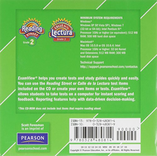 Reading 2011 Examview Cdrom In English And Spanish Grade 2,New