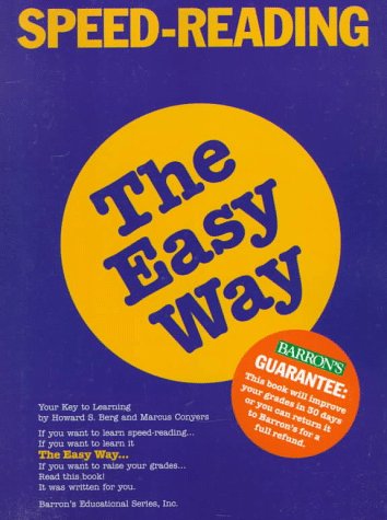 Speed Reading The Easy Way (Barron'S Easy Series),Used