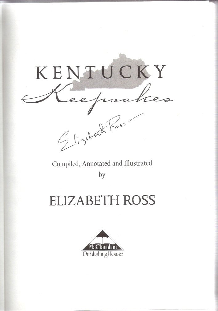 Kentucky Keepsakes: Classic Southern Recipes.,Used
