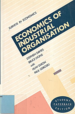 Economics of Industrial Organisation (Surveys in Economics),Used