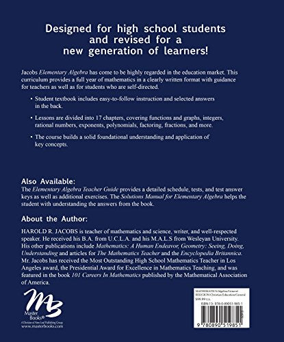 Elementary Algebra,New