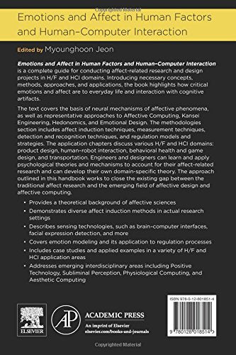 Emotions and Affect in Human Factors and HumanComputer Interaction,Used