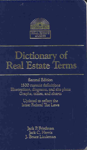 Dictionary of Real Estate Terms,Used