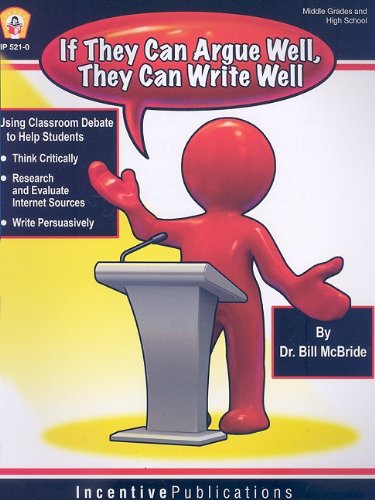 If They Can Argue Well, They Can Write Well,New