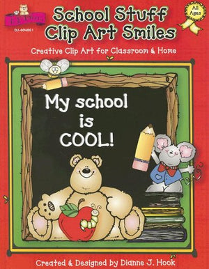 School Stuff Clip Art Smiles: Creative Clip Art For Classroom & Home,Used