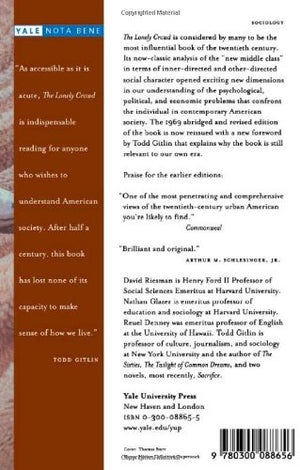 The Lonely Crowd, Revised Edition: A Study Of The Changing American Character,Used
