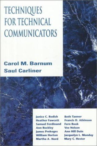 Techniques for Technical Communicators,Used