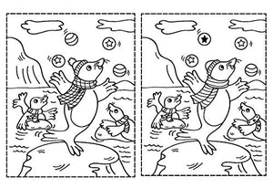 Spot the Differences Picture Puzzles (Dover Little Activity Books: Puzzles),Used