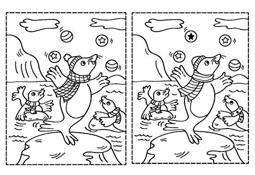 Spot the Differences Picture Puzzles (Dover Little Activity Books: Puzzles),Used
