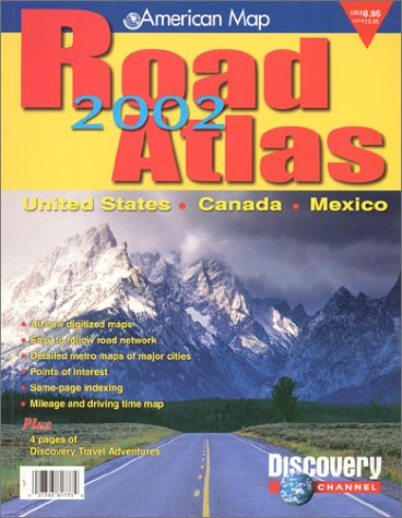 Road Atlas: United States, Canada, Mexico,Used