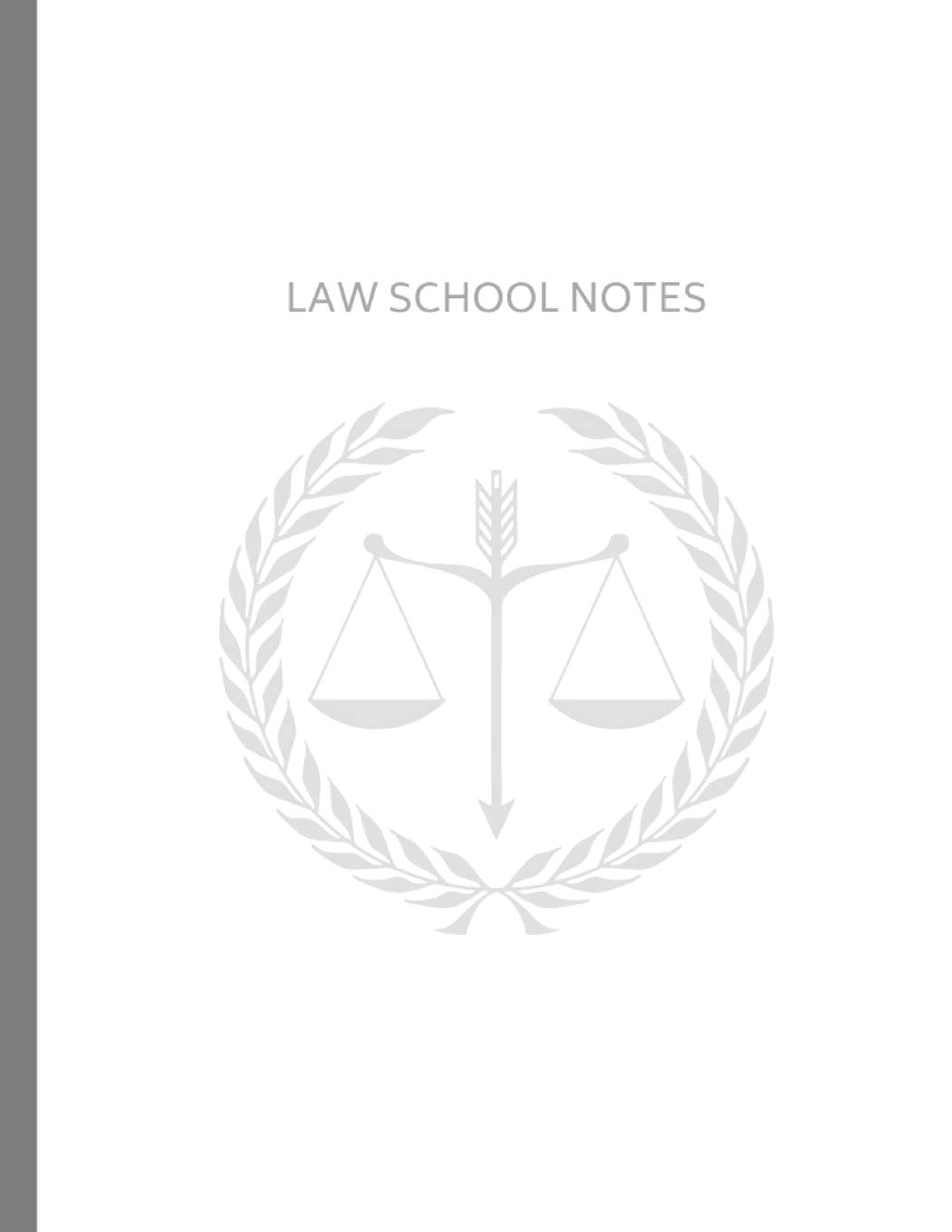 Law School Notes: Study Notebook w/Cornell Style Notetaking, Weekly Reading Schedule, Assignments, and Case Study Briefing 16 We,Used