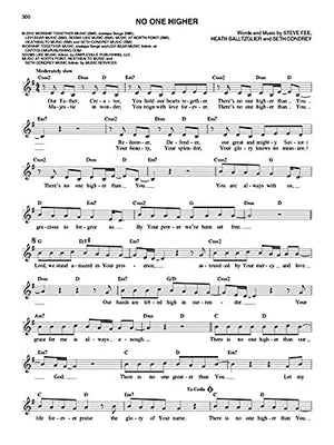 The Praise and Worship Fake Book: 400+ Contemporary and Traditional Songs for C Instruments  Sheet Music with Chords, Lyrics and,Used