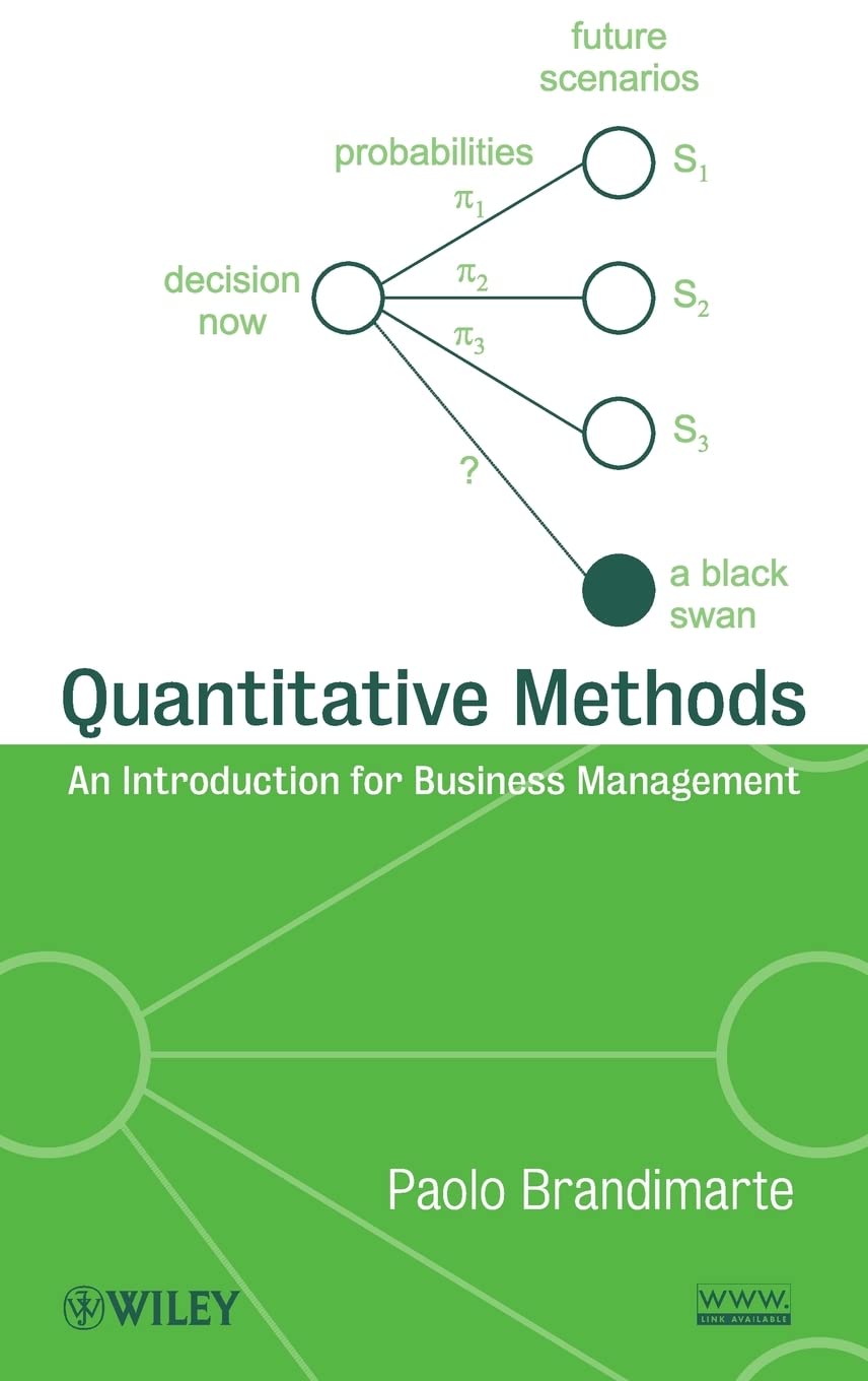 Quantitative Methods: An Introduction For Business Management
