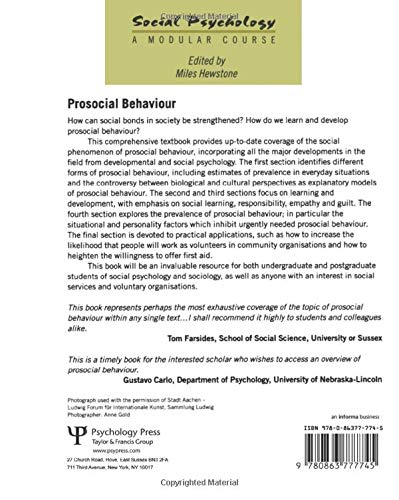 Prosocial Behaviour (Social Psychology),Used
