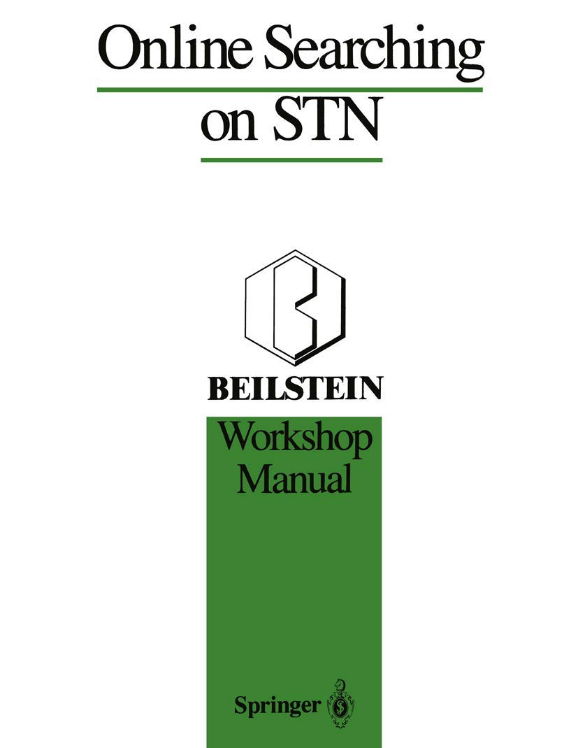 Online Searching On Stn: Beilstein Workshop Manual,Used