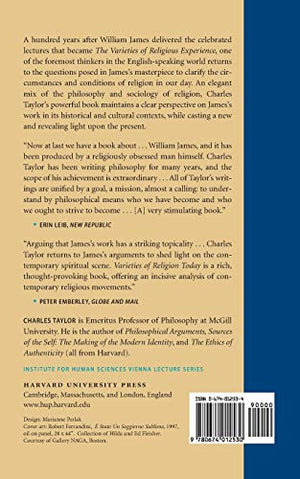Varieties of Religion Today: William James Revisited (Institute for Human Sciences Vienna Lecture Series),Used