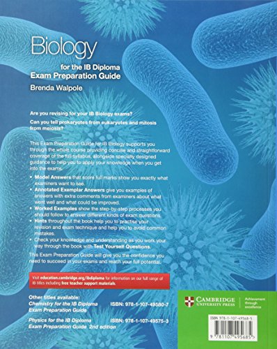 Biology for the IB Diploma Exam Preparation Guide,Used