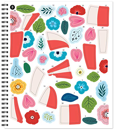 Brain Games  Sticker by Number: Garden Blooms,Used