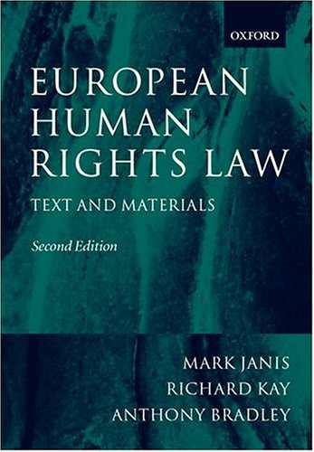 European Human Rights Law: Text And Materials,Used