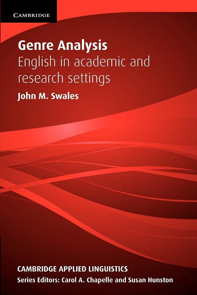 Genre Analysis (Cambridge Applied Linguistics),Used