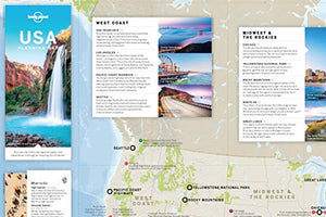 Lonely Planet USA Planning Map