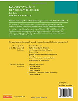 Laboratory Procedures For Veterinary Technicians, 6Th Edition