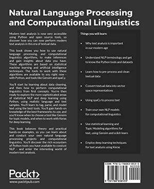 Beginning Natural Language Processing: Explore and learn natural language processing with GenSim, SpaCy, and Keras,Used