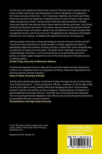 The Moral Economy of Elections in Africa,Used