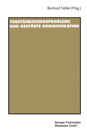 Verstndigungsprobleme und gestrte Kommunikation (German Edition),Used