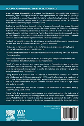 Advanced Dental Biomaterials (Woodheard Publishing Series in Biomaterials),Used