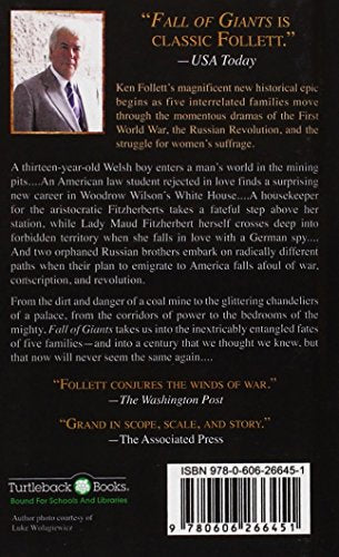 Turtleback Fall of Giants - The Century Trilogy Paperback Edition