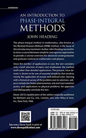 An Introduction to PhaseIntegral Methods (Dover Books on Mathematics),Used