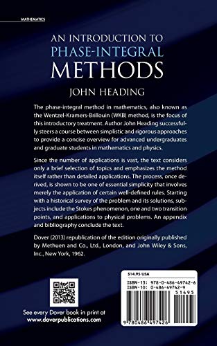 An Introduction to PhaseIntegral Methods (Dover Books on Mathematics),Used