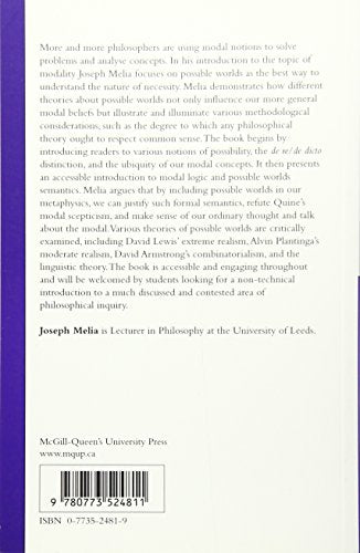 Modality (Volume 13) (Central Problems of Philosophy),Used