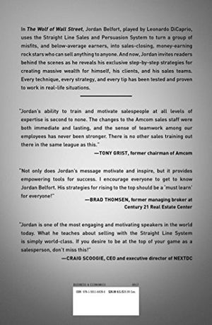 Way of the Wolf: Straight Line Selling: Master the Art of Persuasion, Influence, and Success,New