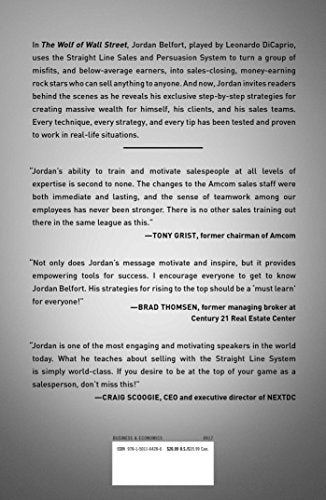 Way of the Wolf: Straight Line Selling: Master the Art of Persuasion, Influence, and Success,New
