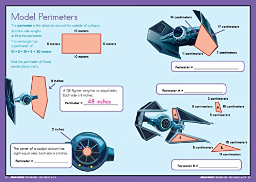 Star Wars Workbook: 3rd Grade Math (Star Wars Workbooks),New