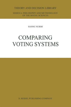 Comparing Voting Systems (Theory and Decision Library A:, 3),Used