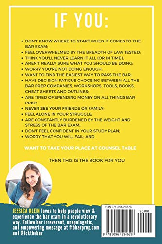 Fck The Bar: Take Your Place at Counsel Table,Used