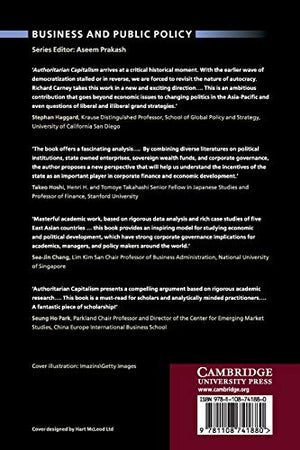 Authoritarian Capitalism: Sovereign Wealth Funds and StateOwned Enterprises in East Asia and Beyond (Business and Public Policy,Used