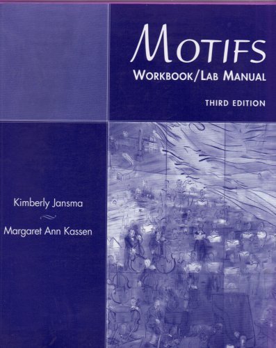Workbook/Lab Manual for Motifs: An Introduction to French, 3rd,Used