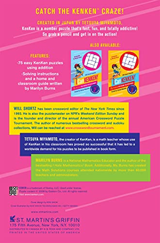 Will Shortz Presents I Can KenKen! Volume 1: 75 Puzzles for Having Fun with Math,Used